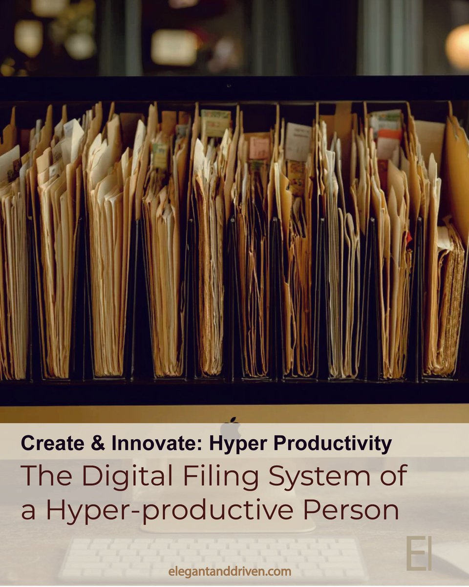 Krupaandbooks's tweet image. A hyper-productive person doesn’t rely on memory — they rely on systems.
This digital filing method keeps everything clear, fast, and two clicks away.

🤎 Full article → elegantanddriven.com/digital-filing…

#productivity #organization #digitalworkflow