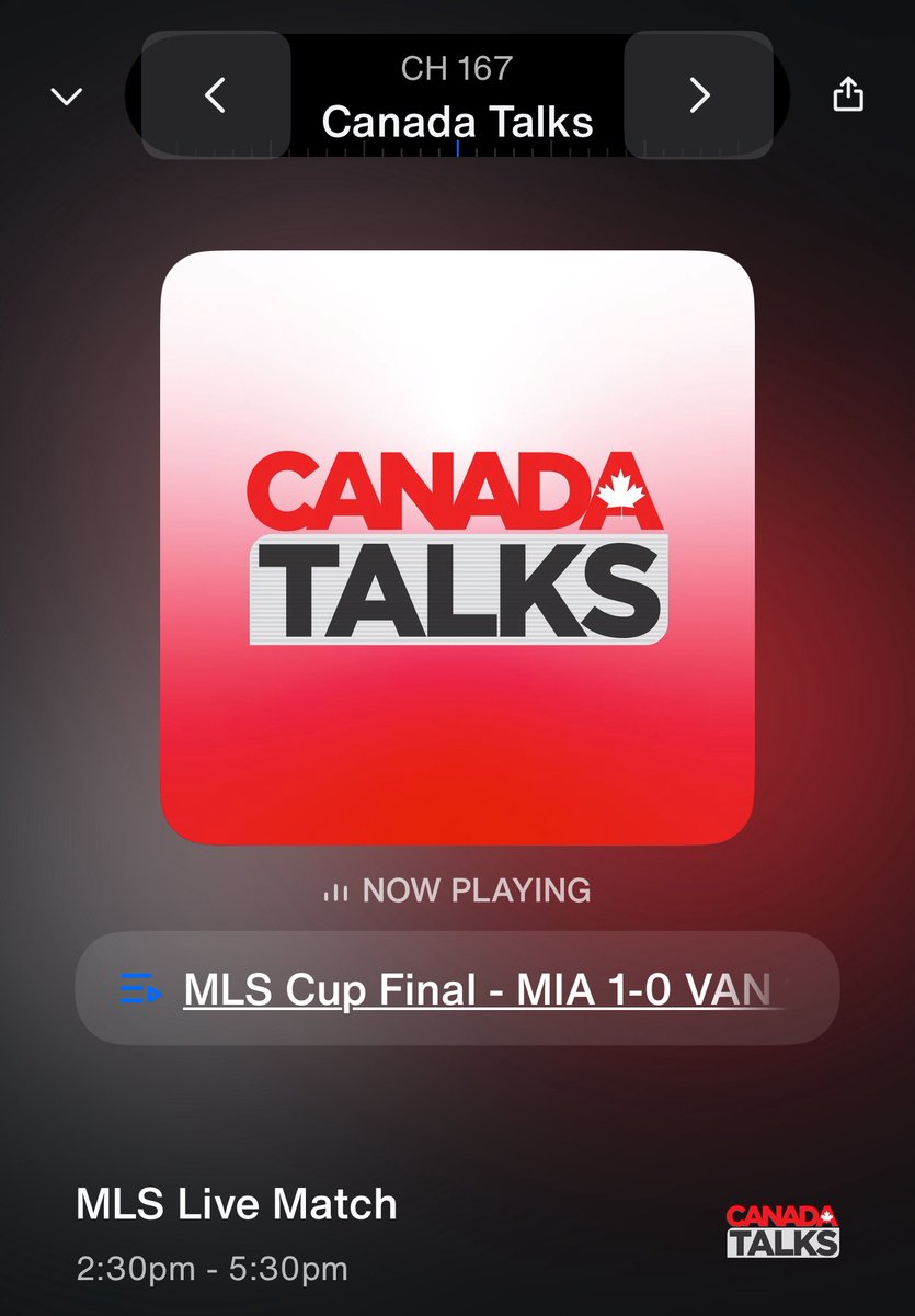 AronPapernick's tweet image. Not ideal for #VWFC to concede an Own Goal but there’s lots of time for them to come back!

Listen to #MLSCup LIVE on @CanadaTalks167 on the #SiriusXM app: siriusxm.ca/CanadaTalksLive