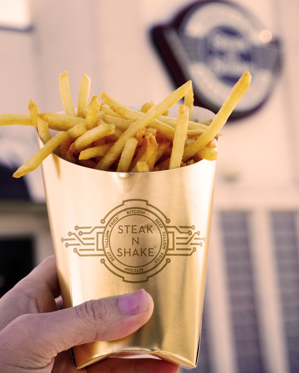 If you want the gold fry container it is available in Super Size. (And,  remember to not microwave anything in metallic packaging!)