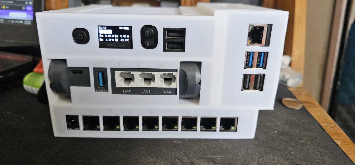 ODemon's tweet image. Sometimes I forget I am engineer, but I be, portable homelab, for teaching classes at uni. Yes, I am a professor too.