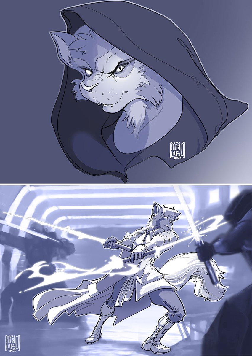 StarWars furry commissions.

#Magolobo #Furry #furryartwork #starwars #jedi #sith
patreon.com/Magolobo