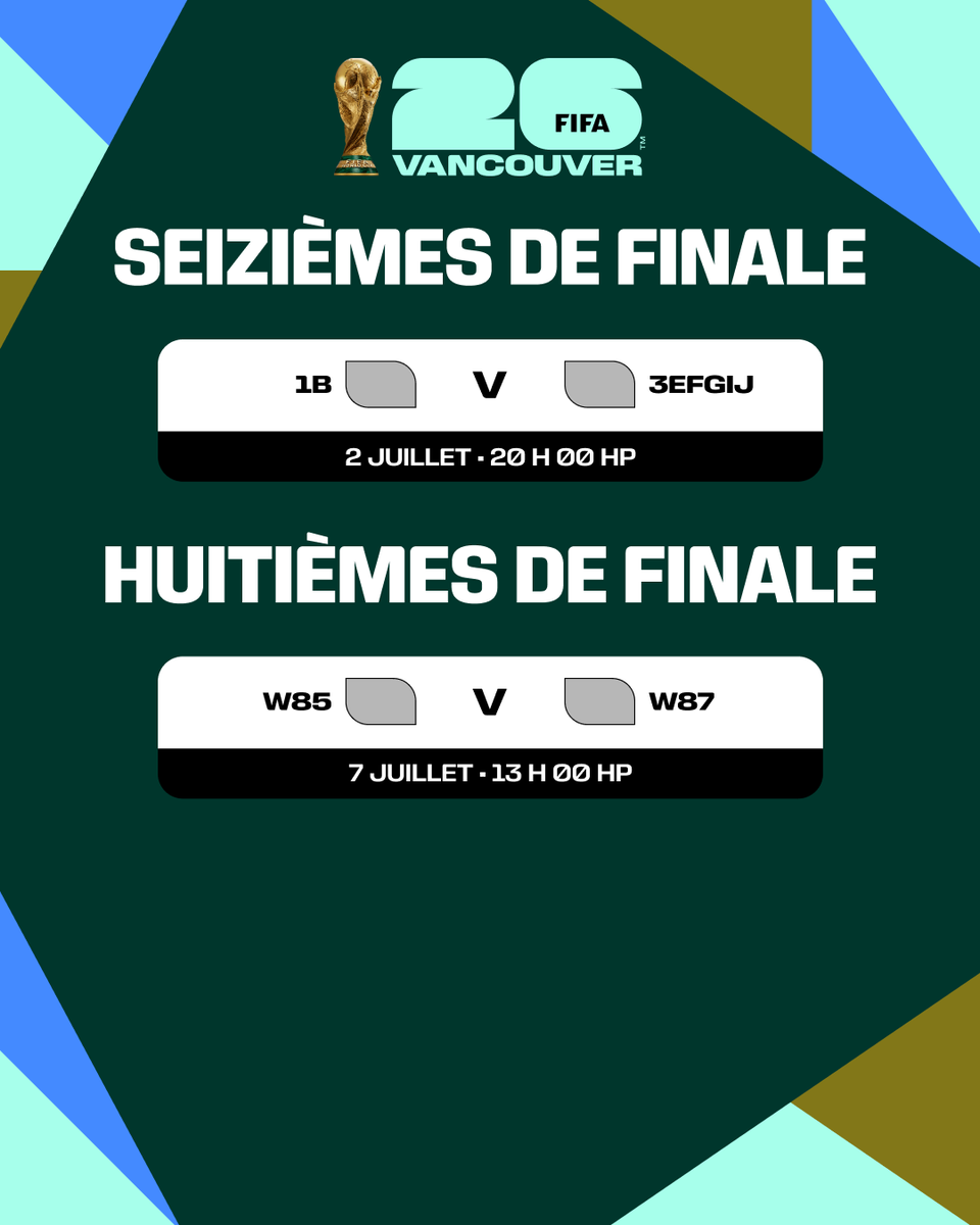 The biggest stage is set. 👀 

Check out Vancouver’s #FIFAWorldCup 2026™ match schedule here. 📆   

#WeAre26 #WeAreVancouver