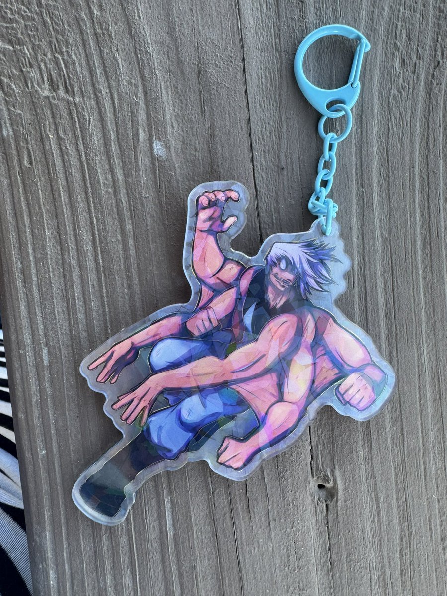 AnubisPavian's tweet photo. Shoji during Spinner fight - I made a keychain out of it~ I didn’t take the film off for photo oops

#MyHeroAcademia #myheroacademiafanart #mha #mhafanart https://t.co/SUL0c4Pd1u