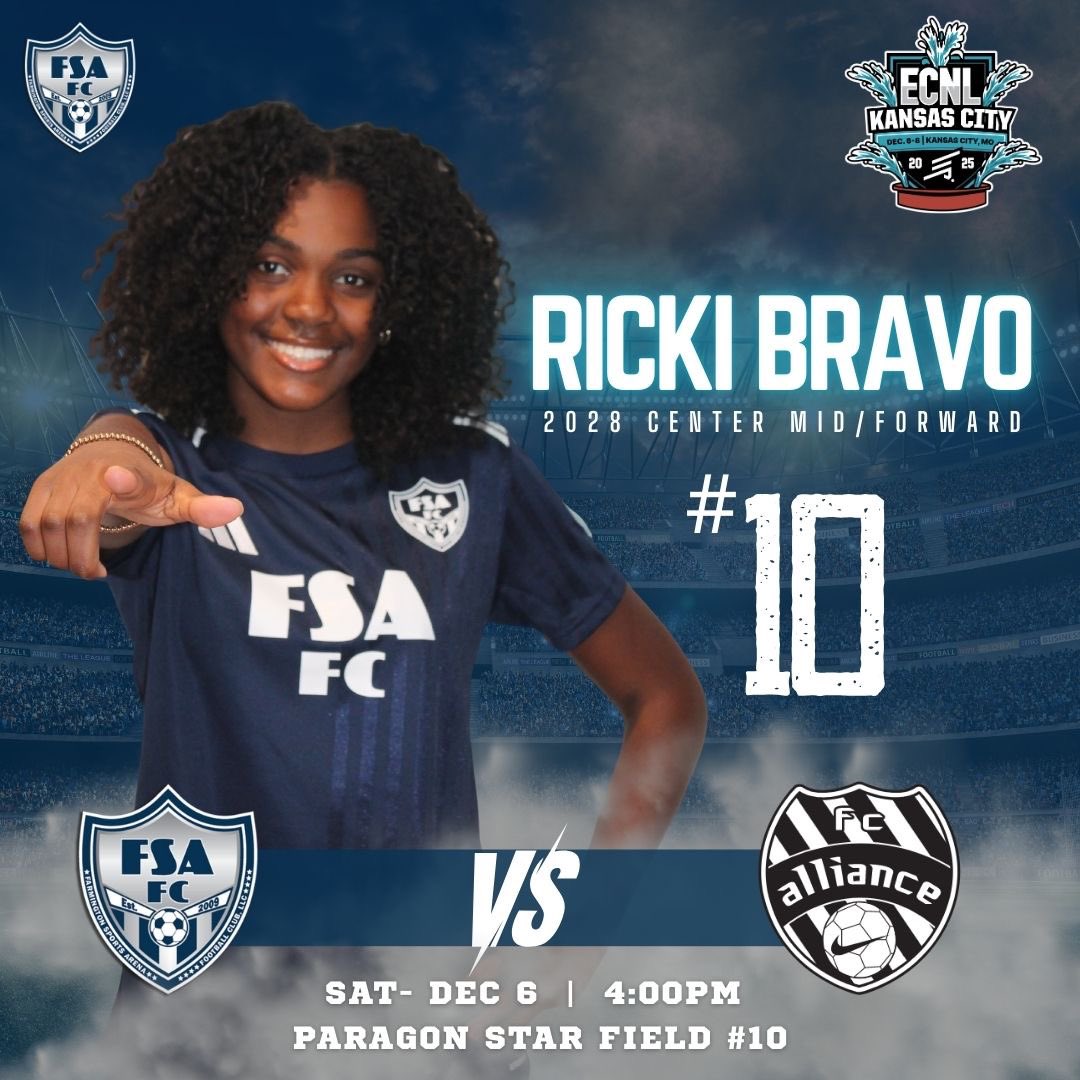 It’s that time! Game 1 today at 4! Come see me and my team play ⚽️❤️