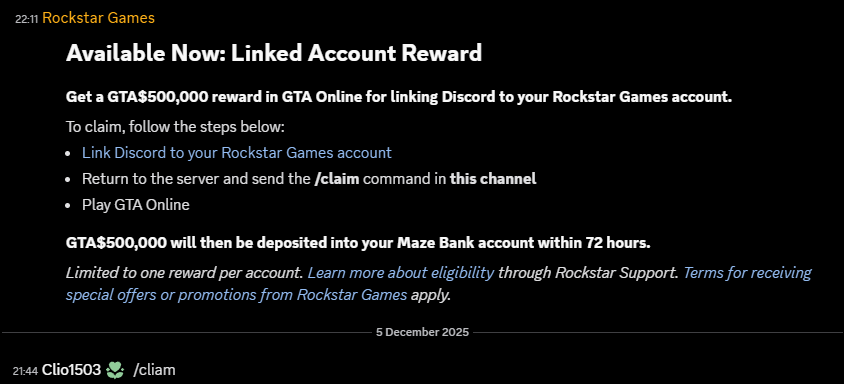 Bulleto15's tweet photo. @RockstarGames @discord https://t.co/UzGqPGwNin