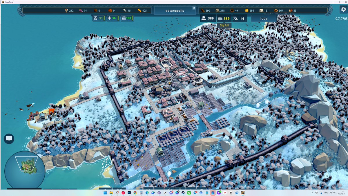 เกมสร้างเมืองใหม่ Nova Roma เน้นชิลๆ เล่นง่ายกว่า Anno 117 มาก แต่กราฟฟิก ความสมจริง ไม่ได้หวือหวาเท่า 

ตอนนี้มี Demo ให้ลอง ตัวเกมปล่อย Early Access  22 มกราคม 2026 บน Steam