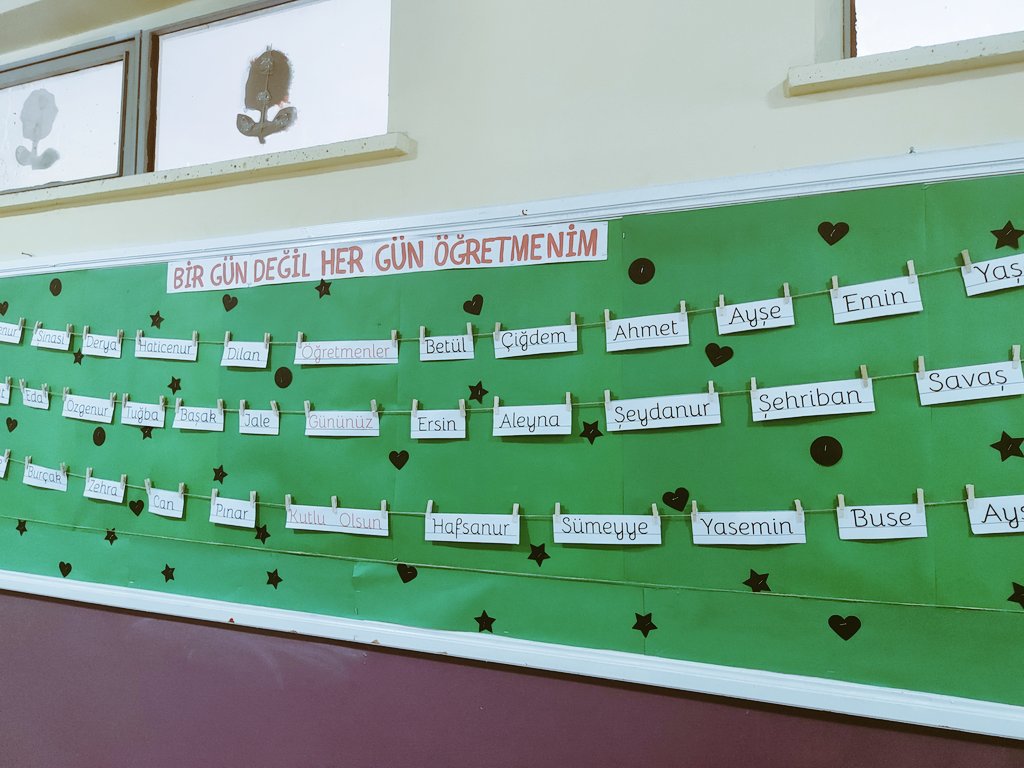 Bir gün değil her gün öğretmenim 🕊️