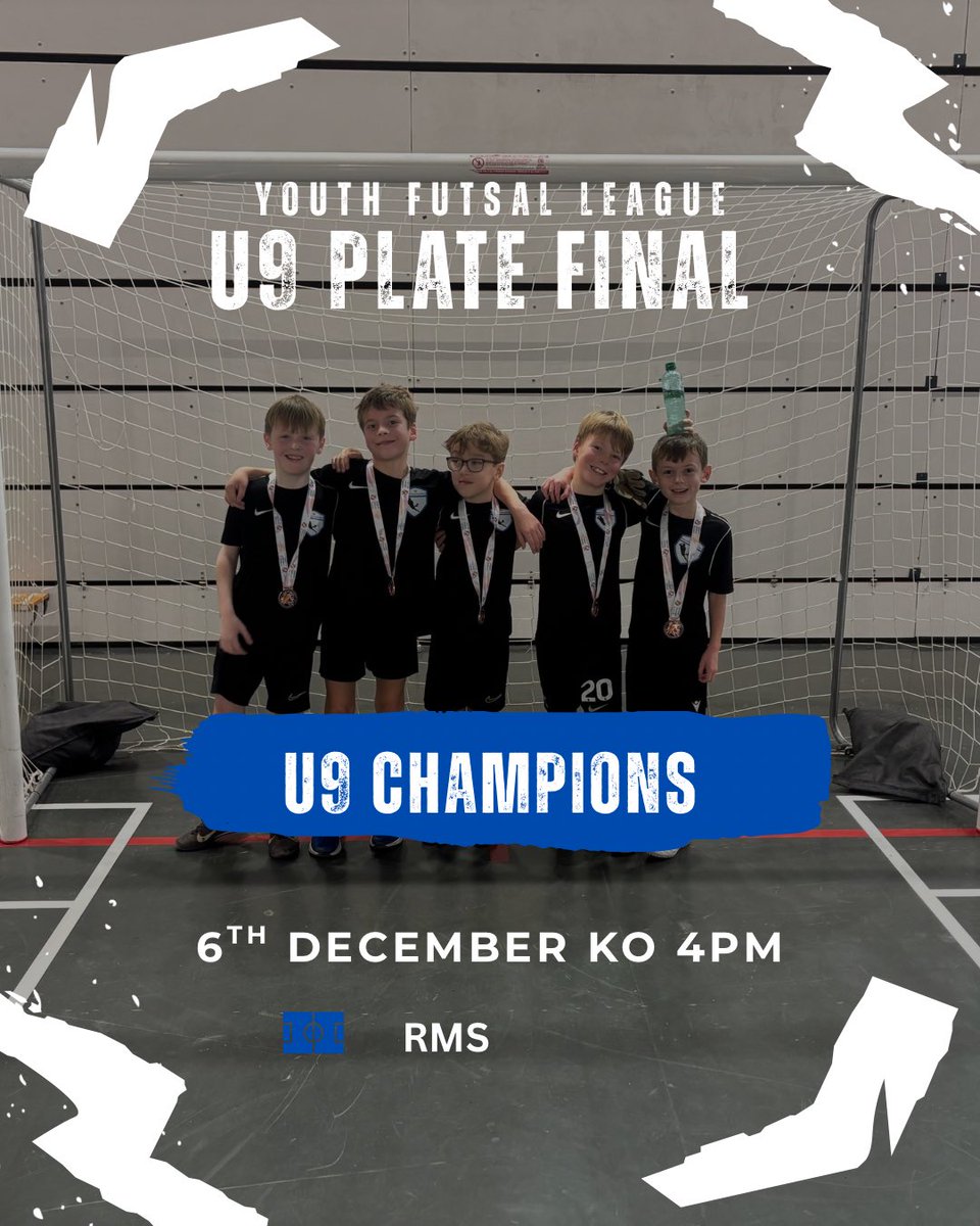 FutsalFor's tweet image. The boys were outstanding today in the @YouthFutsal1 U9s plate final. They played the Futsal way and fully deserved the win, with plenty of goals and all five players scoring a hat trick or more. Big shout-out to @BloomsburyFTSL for their usual high-quality Futsal. 💪  🏆