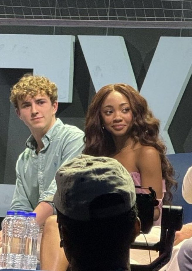 Walker Scobell &amp; Leah Sava Jeffries promoting  #PercyJackson in Brasil.