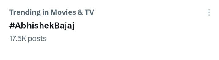 This is just crazy !! A contestant who is not even in the house is trending way more than those whatever five finalists.  
Woww just woww
#BigBoss19 #Abhinoor #AbhishekBajaj