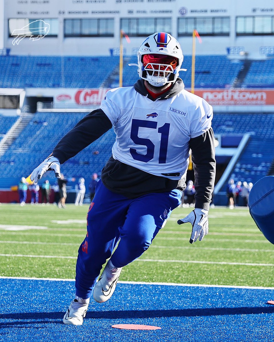 We have elevated DE Morgan Fox and LB Baylon Spector from the practice squad for #CINvsBUF.