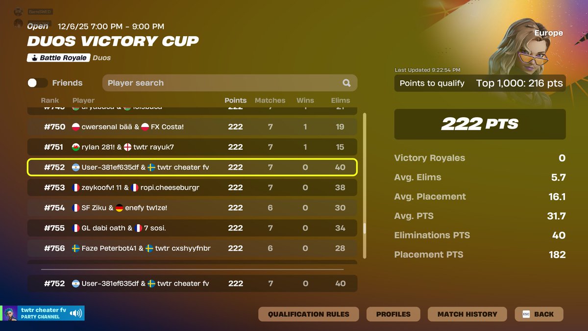 Cheater fv tweet media