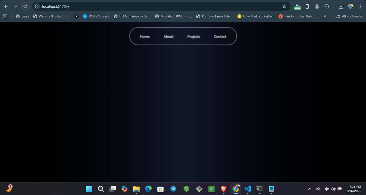 scripter_js's tweet image. Building my portfolio guys 💪