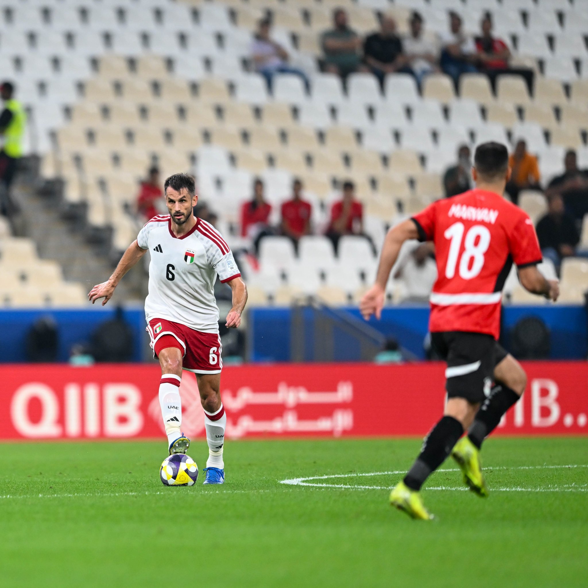 التعادل الإيجابي 1-1 يحسم مواجهة الامارات مصر في الجولة الثانية من مرحلة المجموعات. #كأس_العرب 