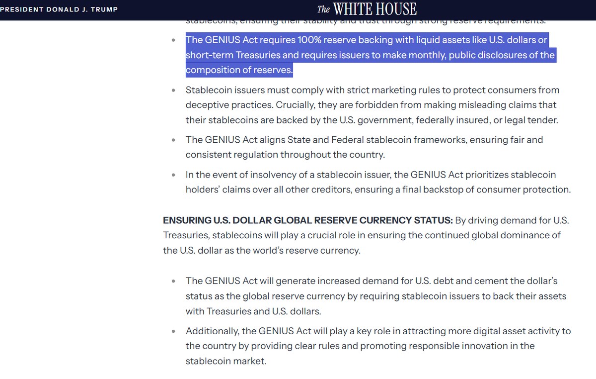 3ThreeInOne1's tweet image. The USA is leveraging existing debt to generate stablecoins Trump says USA to be "CRYPTO CAPITAL OF THE WORLD" while MIDWITS think we're cooked.. All while building a $200m USD 90,000 sqft ball room completely covered in gold for the 250th anniversary on July 4th 2026..