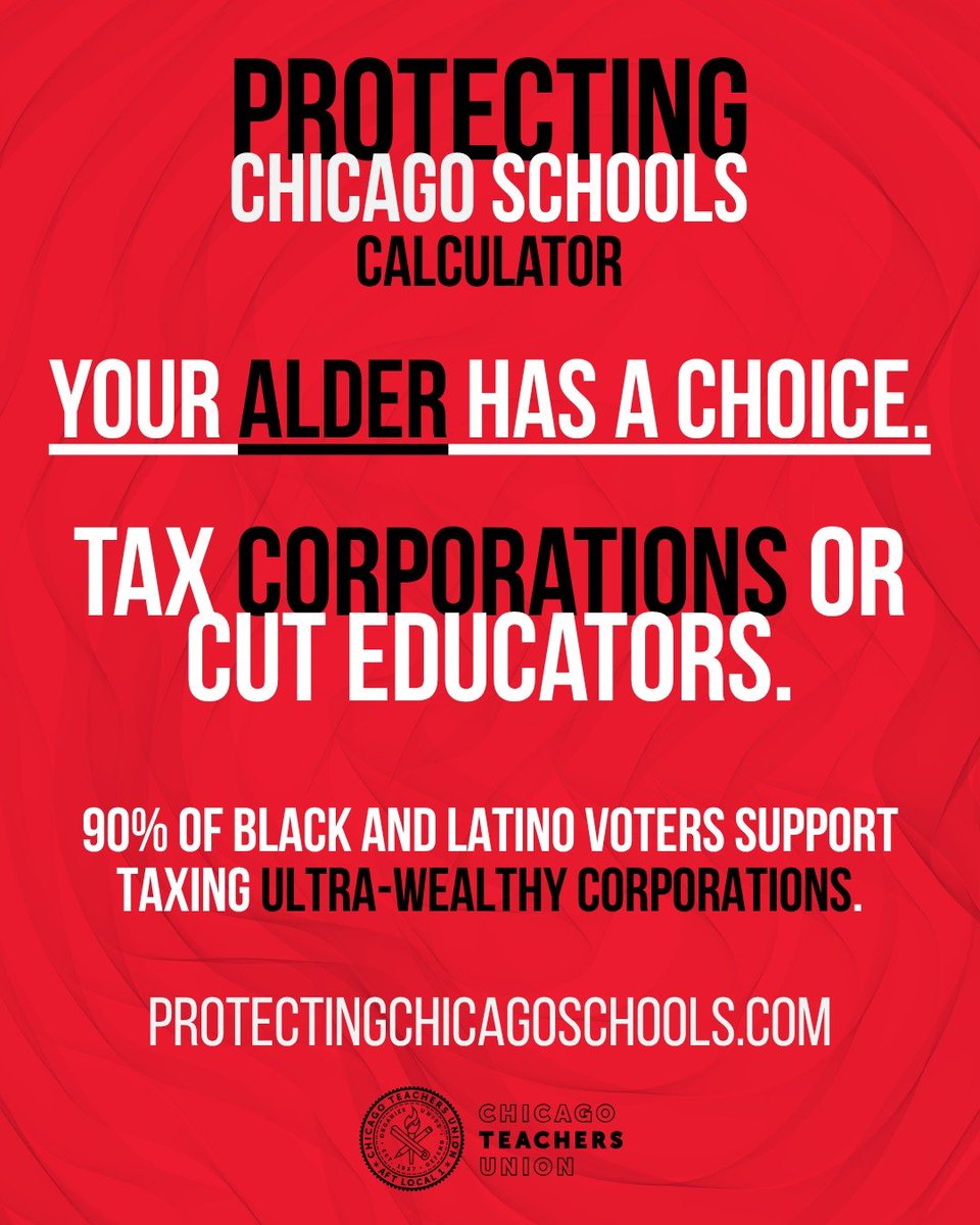 📣 IFT MEMBERS LIVING IN CHICAGO: TAKE ACTION NOW! 📣

It’s time to make Chicago MORE affordable, not less. And to do so, we must demand that City Council tax the ultra-rich, not working families.