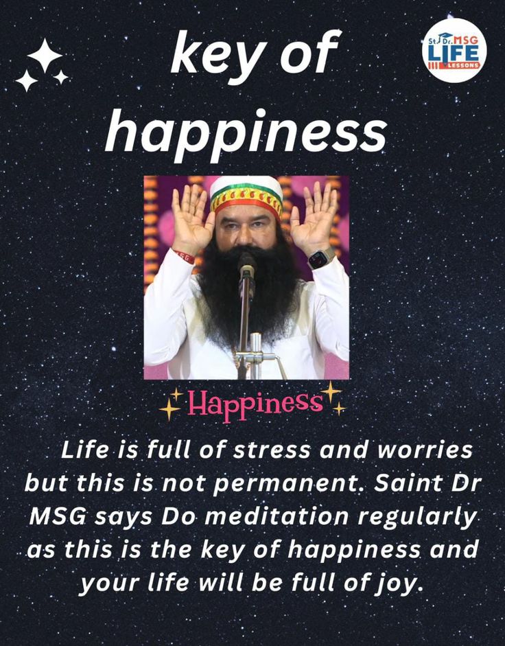 insagurmail001's tweet image. जब इंसान रोज़ाना ध्यान करता है, तो उसके भीतर शांति, स्थिरता और आनंद का एक नया संसार खुलता है।
ईश्वर का नाम ही असली ऊर्जा है।
#PositiveMindset 
#SaintDrMSG
#keytohappiness