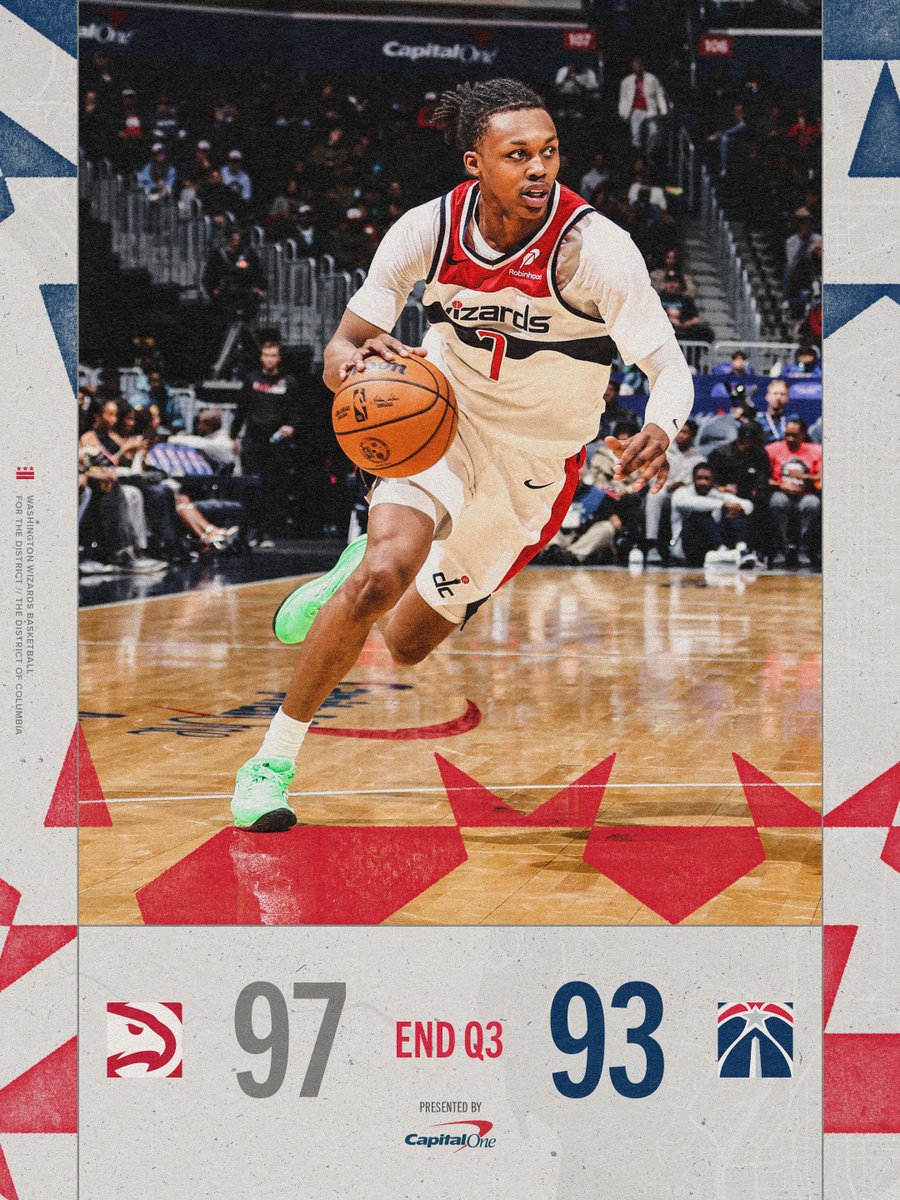 Final 12 minutes are up next.
#ForTheDistrict | @CapitalOne