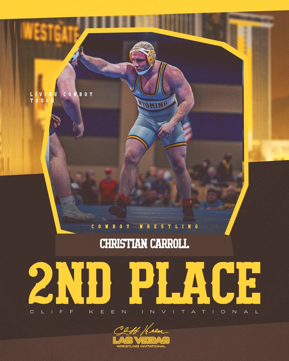 No. 24 Christian Carroll put a lot of people on notice with his performance in Vegas. 

He recorded 2️⃣ top-10 wins and well out-performed his No. 7 seed.