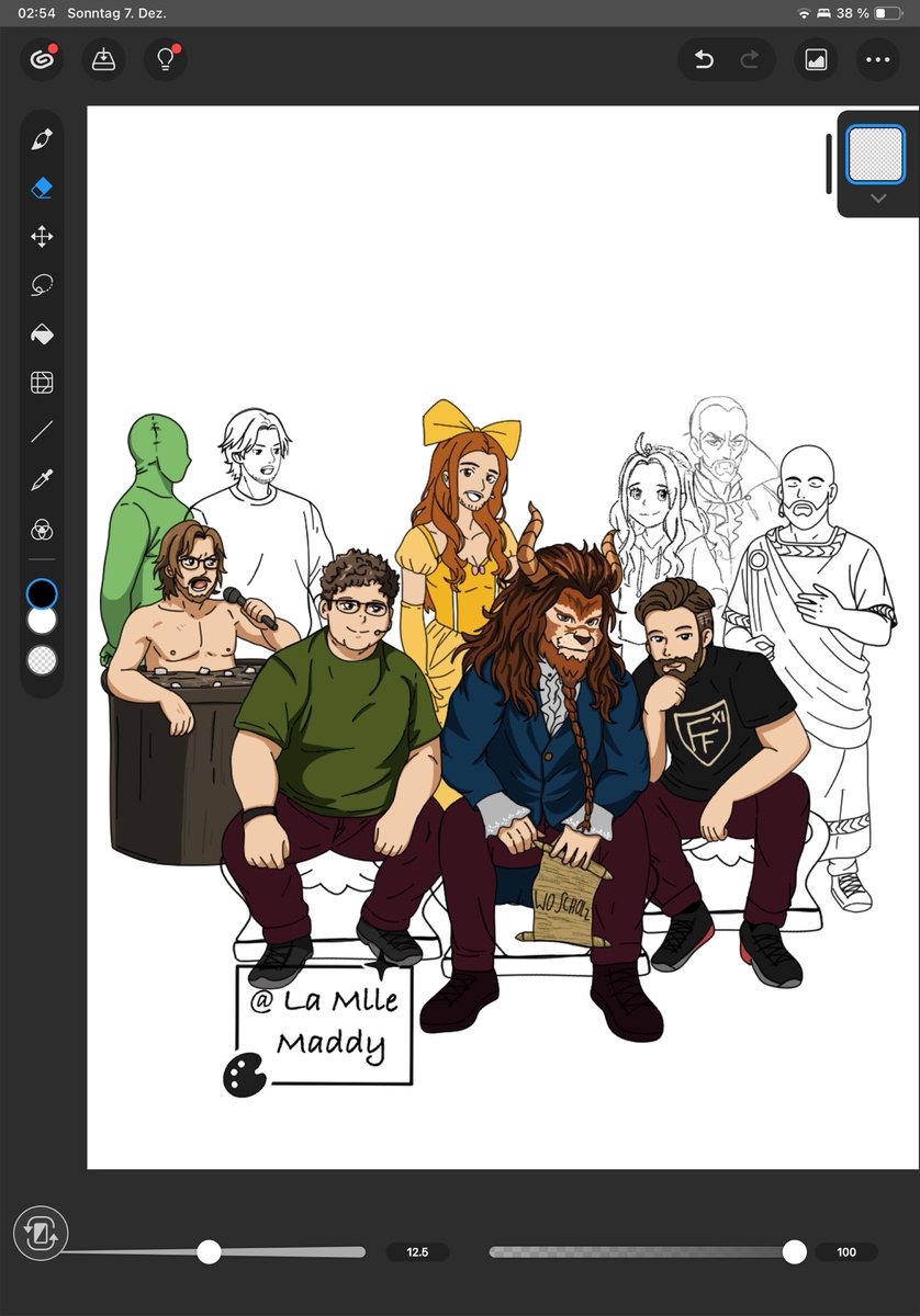 Damit beende ich für heute. Wird natürlich noch fertig gemacht! Danke für den Mega Stream 🔥 #FriendlyFire11