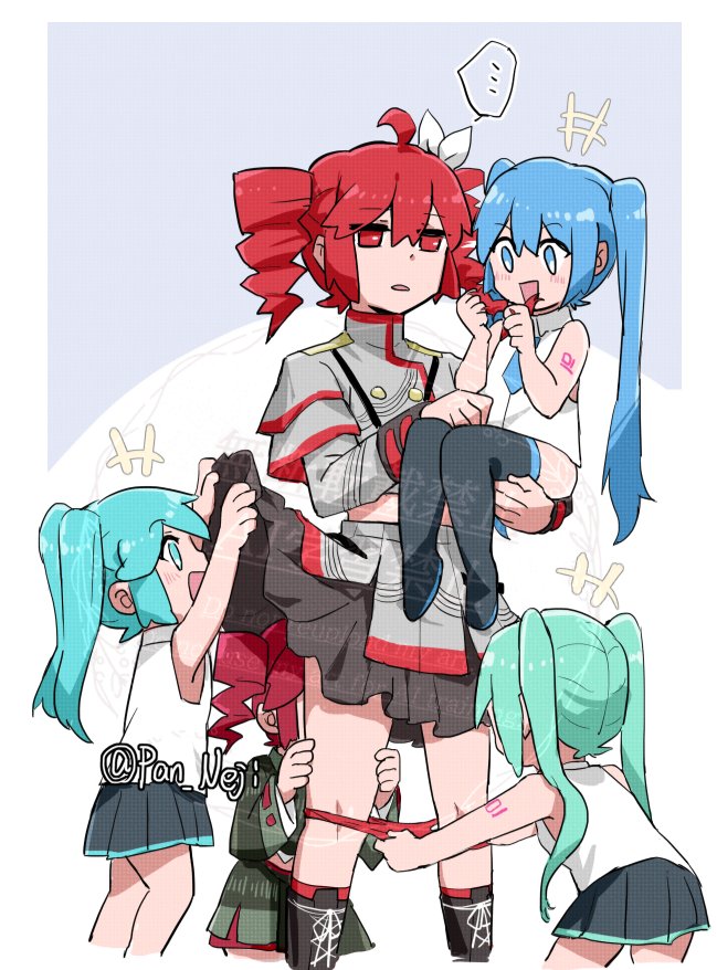 Pan_Neji's tweet photo. このミクテトかわいいから再掲する
#初音ミク #重音テト https://t.co/siIcf1hZ3G