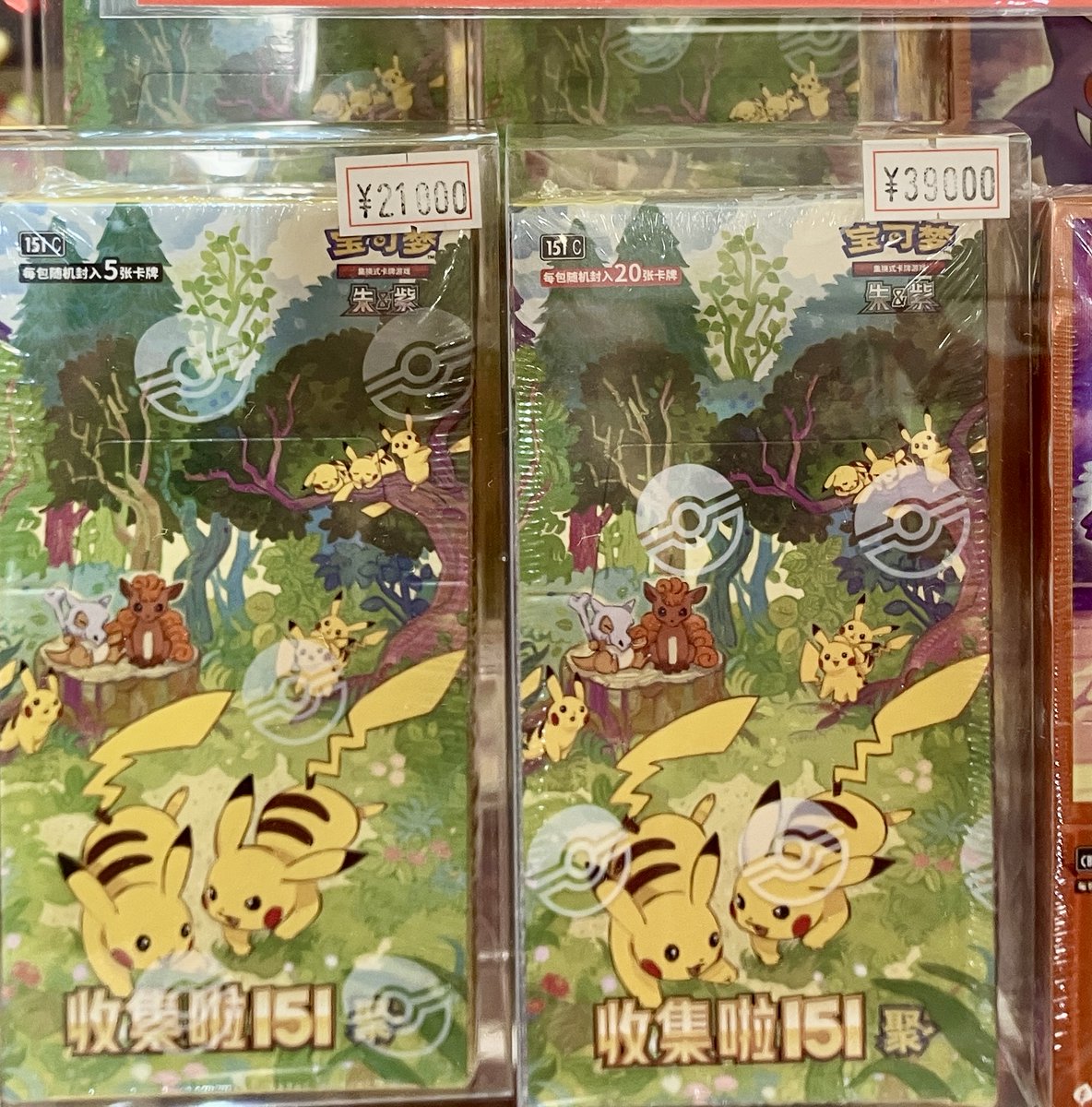 👑【中国版】ポケモンカード第4弾👑 ✨收集啦151 聚✨レギュラーパック