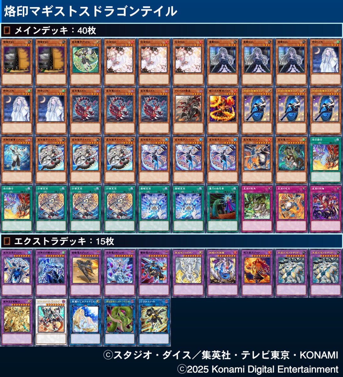 今月は【烙印マギストスドラゴンテイル】でマスター1達成！ 烙印融合