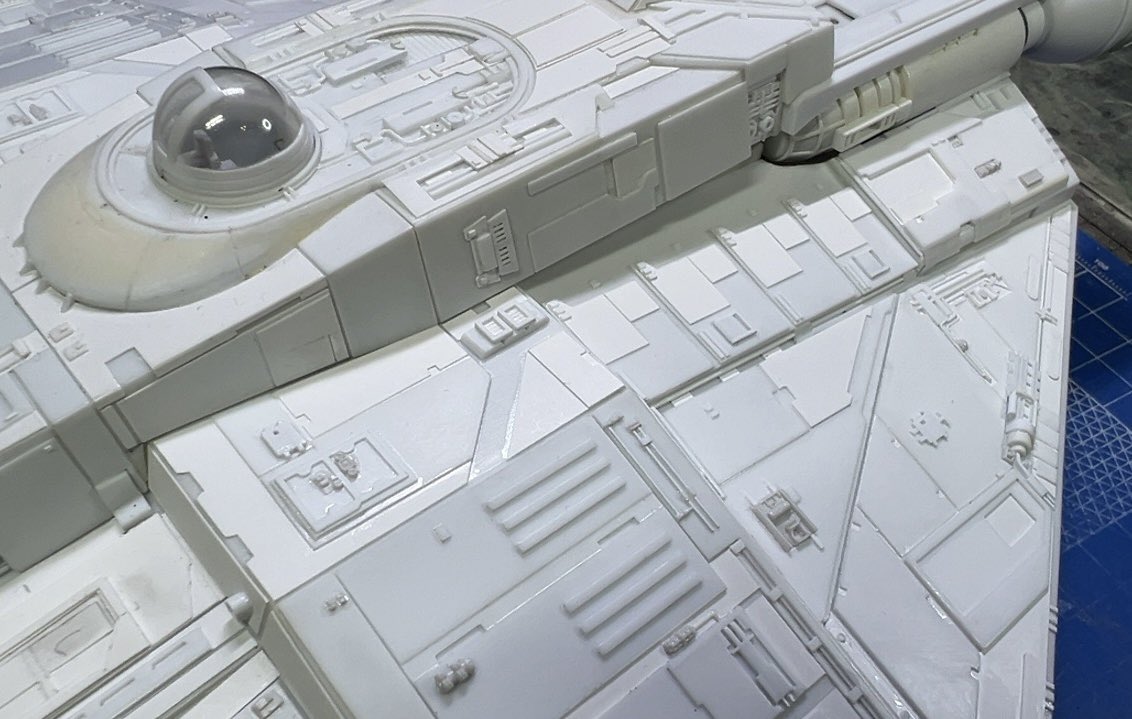 GillesV27t's tweet image. 先週末行われた“ココトモ”展示前に終わらせたかった上面後方のパネル貼り、やっと終わったのでツリー更新。上面にはまだやる事あるんだけど作業合間にやっておきます。次は下面のパネル貼りに移ります。
#144theghost #ghostphantomII #scratchbuild