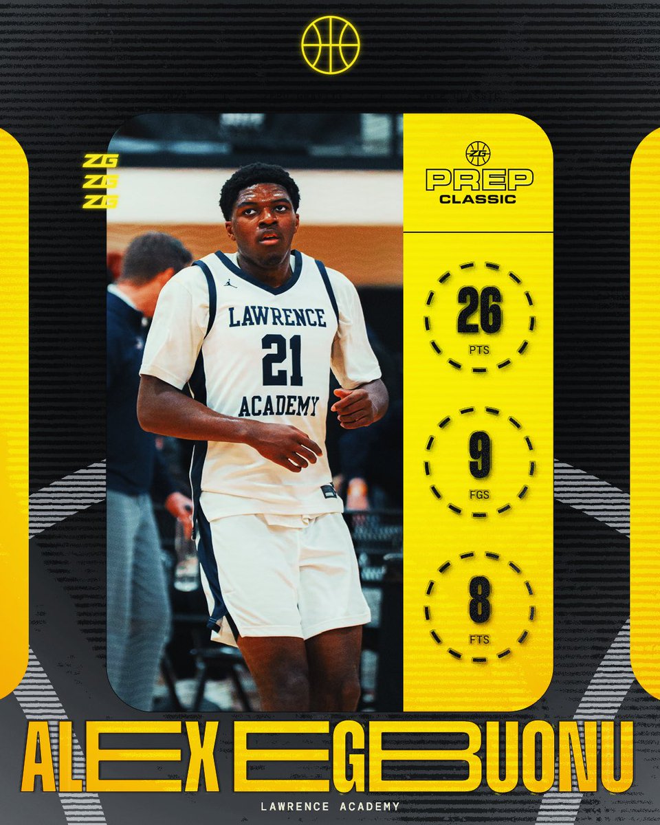 Marquette commit Alex Egbuonu showed out at Prep Classic 🔥

The <a href="/lawrenceacademy/">Lawrence Academy</a> guard dropped 26 points in a win 🪣