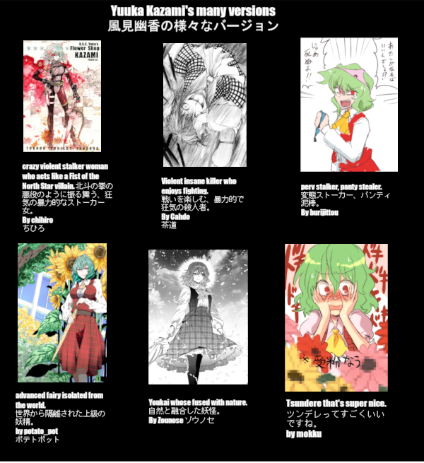 Yuuka Kazami, the most up to interpretation woman in Touhou 東方で