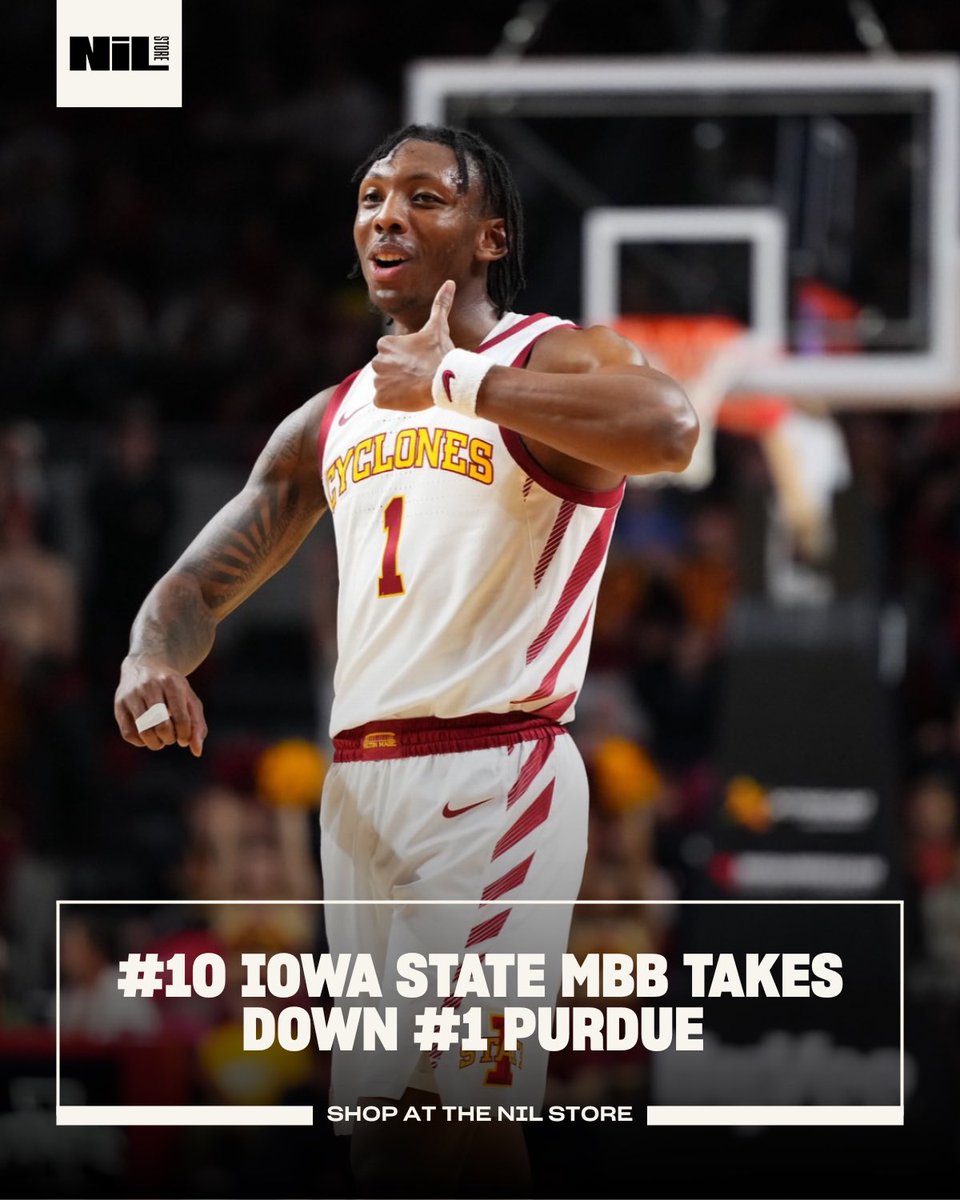 IowaStNILStore's tweet image. When you’re knocking off No. 1s and breaking records, you might wanna lock in early… looking like it’s gonna be a long season. Better shop now and rep all season long‼️🌪️🏀

#cyclonebasketball #cyclonembb #iowastatembb #rollclones #big12basketball