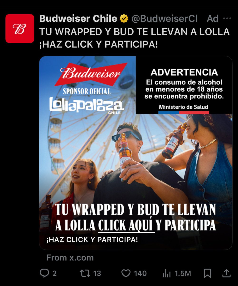 Beautiful things in advertising are happening on X in Chile