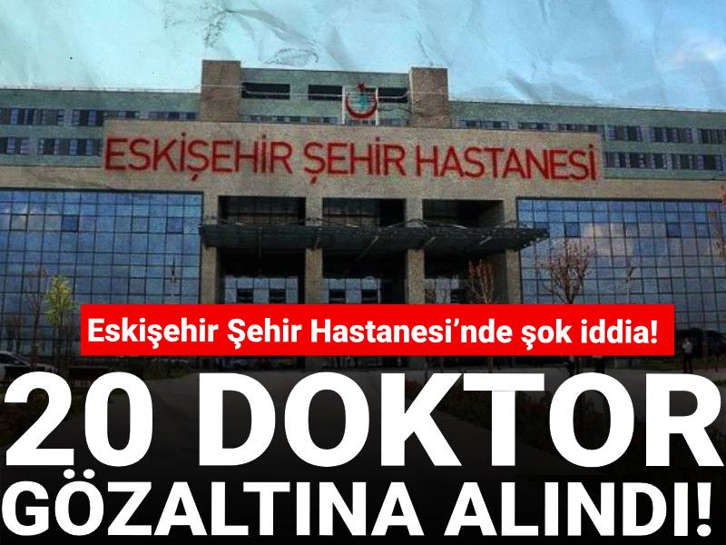 Eskişehir Şehir Hastanesi'nde şok iddia: 20 doktor gözaltına alındı! 

halktv.com.tr/gundem/eskiseh…