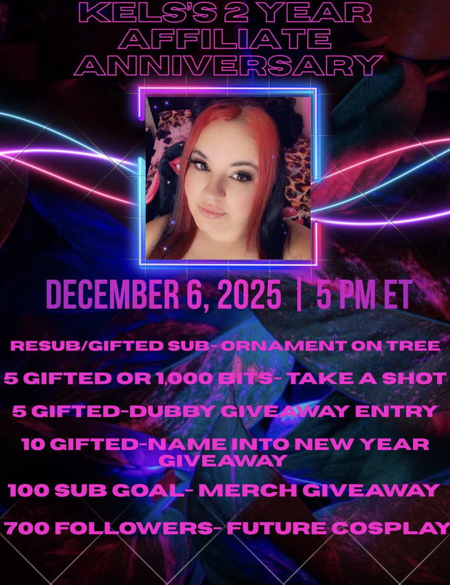 come join &amp; help me celebrate my 2 year affiliate anniversary