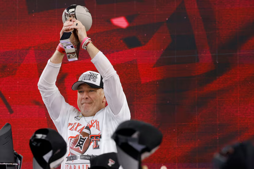 🎉 Big congratulations to Coach McGuire — Big XII CHAMPS! 🏆

A proud Red Raider and a Kappa Sigma Brother. Here’s to a winner on and off the field. 

#WreckEm #RedRaiderNation #KappaSigmaFIVE #big12championship