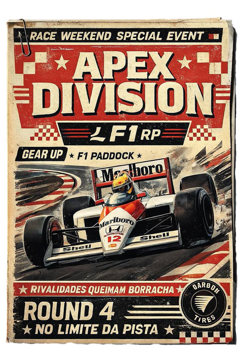 apgridxvision's tweet image. ⠀⠀⠀⠀⠀ ⠀ ⠀⠀ ⠀⠀⠀⠀⠀ ⠀ ⠀⠀

⠀⠀ ⠀⠀🏁 𝗔𝗣𝗘𝗫 𝗗𝗜𝗩𝗜𝗦𝗜𝗢𝗡 | 𝗙𝟭 
⠀ Onde cada curva vira narrativa. ⠀⠀⠀⠀⠀ ⠀ ⠀⠀
⠀⠀⠀⠀⠀ ⠀ ⠀⠀