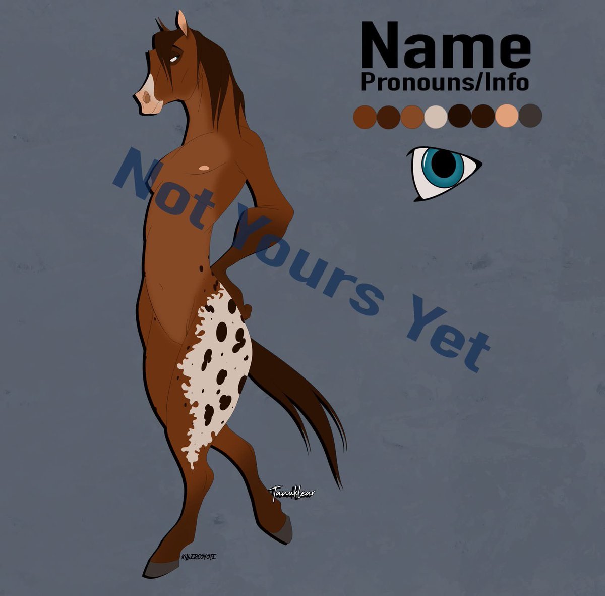 Ok more ponies. They’re $15 each, I can make edits, add NSFW options, add accessories. They get a little ref as seen in the second photo.
Base by <a href="/Tanuklear/">🔞 | MOVING ➡️ tanuklear.bsky.social 🦋</a> , design is by me