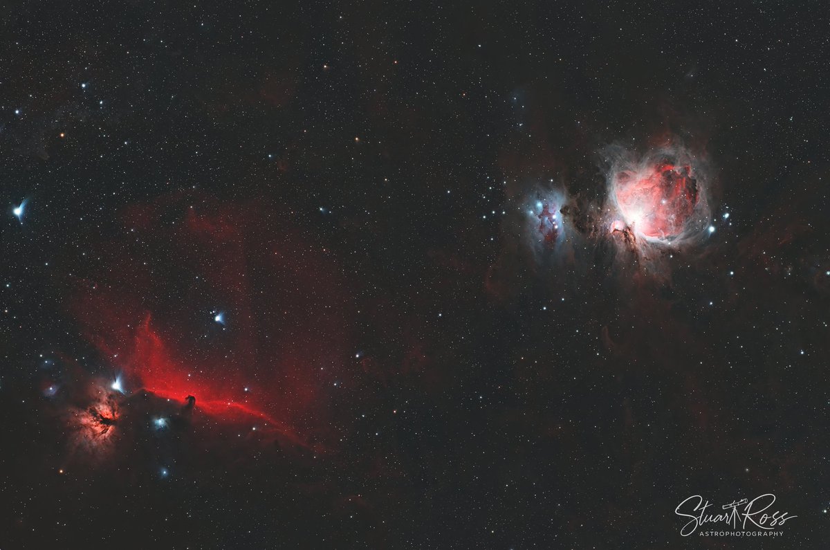 StuartRossAstro's tweet image. Had a go at reprocessing this image from last week as I wanted to try and bring out the Orion core a bit more, used a couple of different techniques on PixInsight. I felt last weeks one had a bit much going on. Much happier with how orion looks here.

Hope you's like it! 

#m42…
