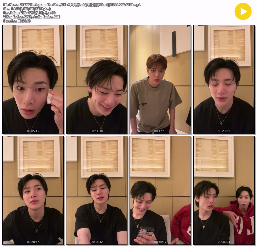 251207 인스타라이브 Stray Kids -아이엔(feat. 승민,한) [@ i.2.n.8] full

🔗drive.google.com/file/d/18SsqY3…
