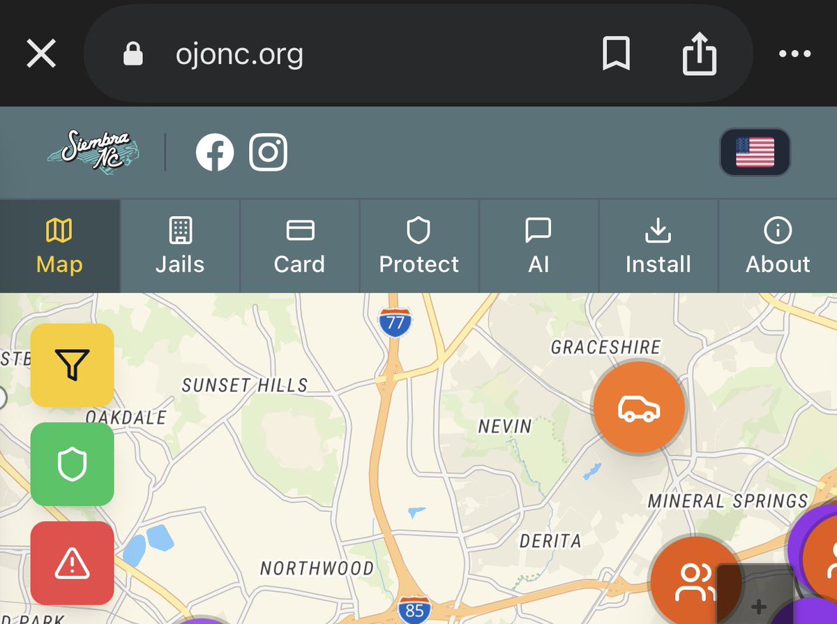 MediumGrace's tweet image. Why is this #NorthCarolina #NGO allowed to report on #ICE activities and movements, @DHSgov @ICEgov?