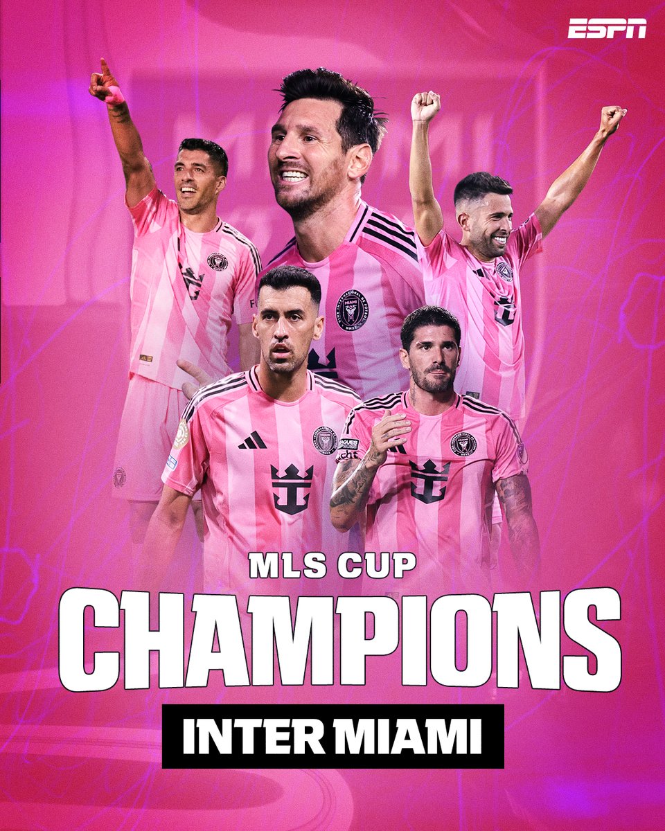 LIONEL MESSI AND INTER MIAMI HAVE WON THEIR FIRST EVER MLS CUP 🏆

A DAY FOR THE HISTORY BOOKS 📚
