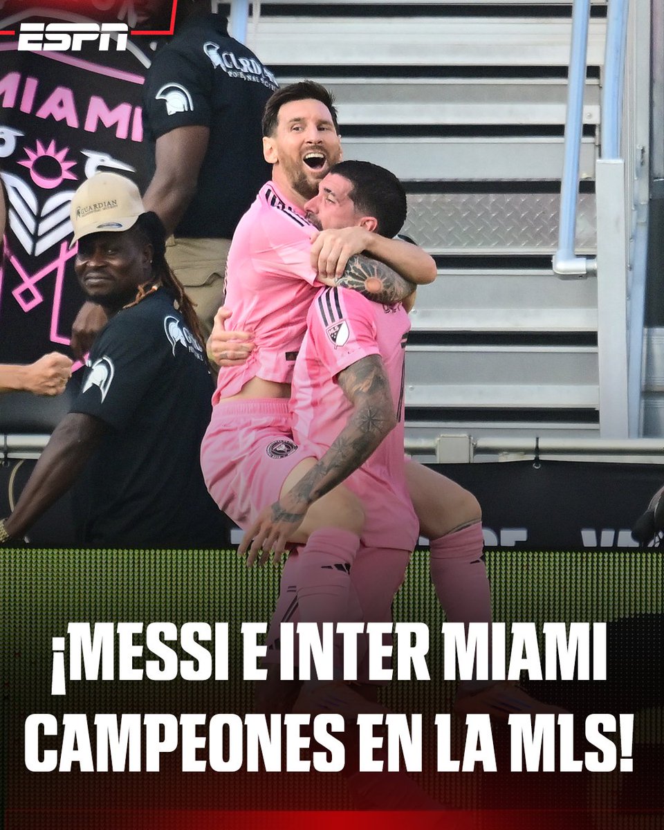 ¡OTRO TÍTULO PARA LIONEL MESSI &amp; FRIENDS! 🏆 🔥

EL INTER MIAMI CAMPEÓN DE LA MLS TRAS VENCER EN LA FINAL 3-1 AL VANCOUVER WHITECAPS 🇺🇸 🔝

DOS ASISTENCIAS DE LEO EN UN PARTIDAZO  👏 👏 👏