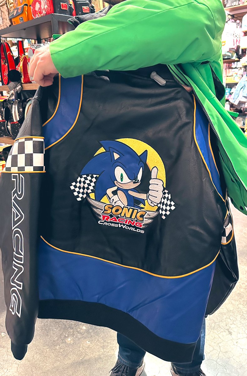 FrackDeals's tweet image. The Box Lunch Sonic racing jacket is gorgeous in person! But definitely gonna waif for a discount before I pick it up lol.