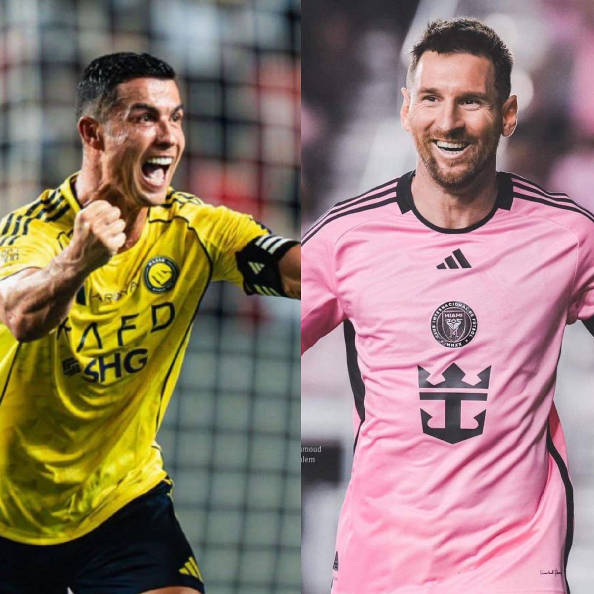 الشغف الذي يمتلكه رونالدو وميسي غير طبيعي

لك أن تتخيل أنهم في آخر 5 سنوات فقط إستطاعوا تحقيق 28لقب و جائزة فردية!

طبعاً الـــ 28 من نصيب الأسطورة ميسي👑💫