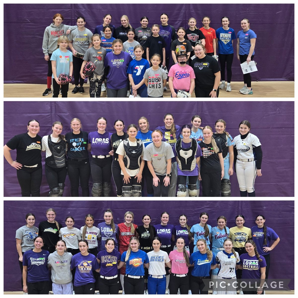 LorasSoftball's tweet image. CAMP DAY! Thanks to all the campers who joined us today. We 💜 working with you!