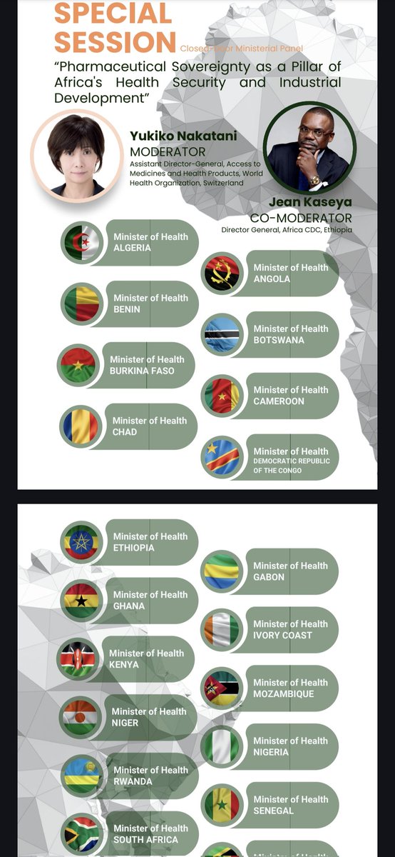 Glimpses from my  participation at the African Ministerial conference in local productionof medicines, held 27-29 Nov 2025 in Algiers. Glad to have joined global leaders shaping Africa's pharma  ecosystem in the #AlgeriasDeclaration.I spoke onmany interventions.<a href="/muhammadpate/">Muhammad Ali Pate</a>