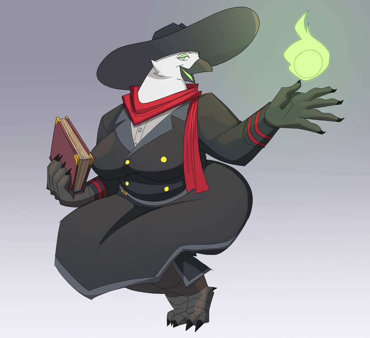 It's Eleonora, my female avian character, drawn by <a href="/enrique_art/">HugoEnriqueArt Commissions open!</a>, thank you for drawing her.