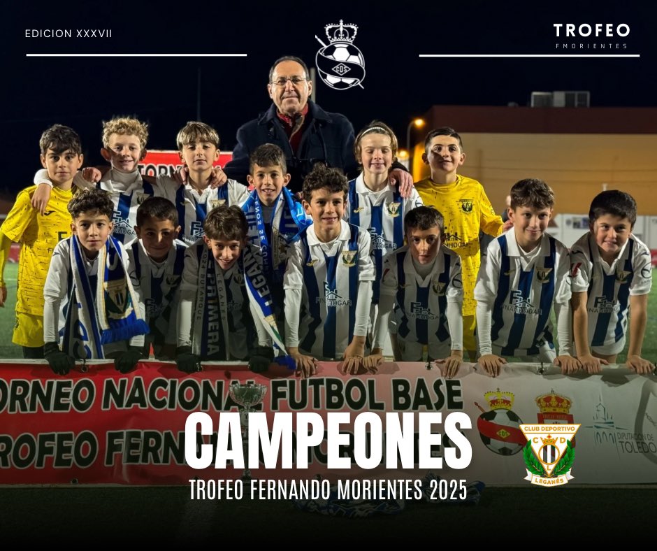 trofeofm's tweet photo. 🏟️ 𝙏𝙍𝙊𝙁𝙀𝙊 𝙁𝙈𝙊𝙍𝙄𝙀𝙉𝙏𝙀𝙎 | BENJAMINES 

🏆 CD LEGANES (@cantera_pepinera)
🥈 ORIGEN ANDALUZ (@origenandaluz)
🥉 RAYO VALLECANO (@rayovallecanoacademia) 
🛡️ CS PUERTOLLANO (@cspuertollanocf) 

MVP: Nico Díaz (@cantera_pepinera) 😎🔥

¡Vamos por más! 🤩 https://t.co/dhqzUC9qzS