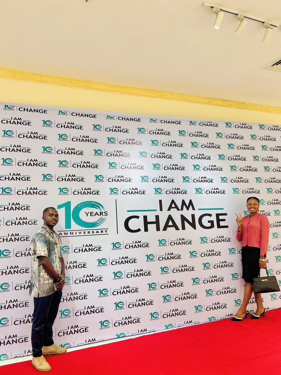 ominyainitiativ's tweet photo. @ominyainitiativ team joined the 10th Anniversary of I Am Change Organization — celebrating 10 Years of Impact and the power of youth-led transformation.

Representing us: Ruth Victor &amp; Monday Ishaya.
More impact ahead! ✨
#IAmChange #OIPCD #OminyaInitiative #10YearsOfImpact https://t.co/gMUzofmso7