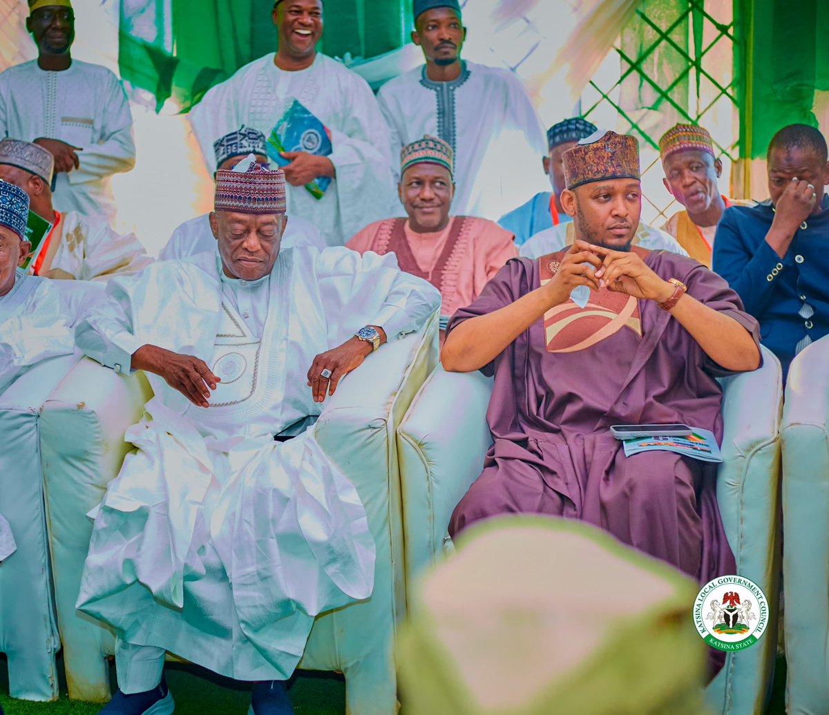 Miqdad_Jnr's tweet photo. Today, I proudly hosted His Excellency, Gov @dikko_radda, at the Katsina Local Government APC stakeholder engagement meeting as part of his ongoing tour across 34 LGAs. https://t.co/GIzJJrb0jc